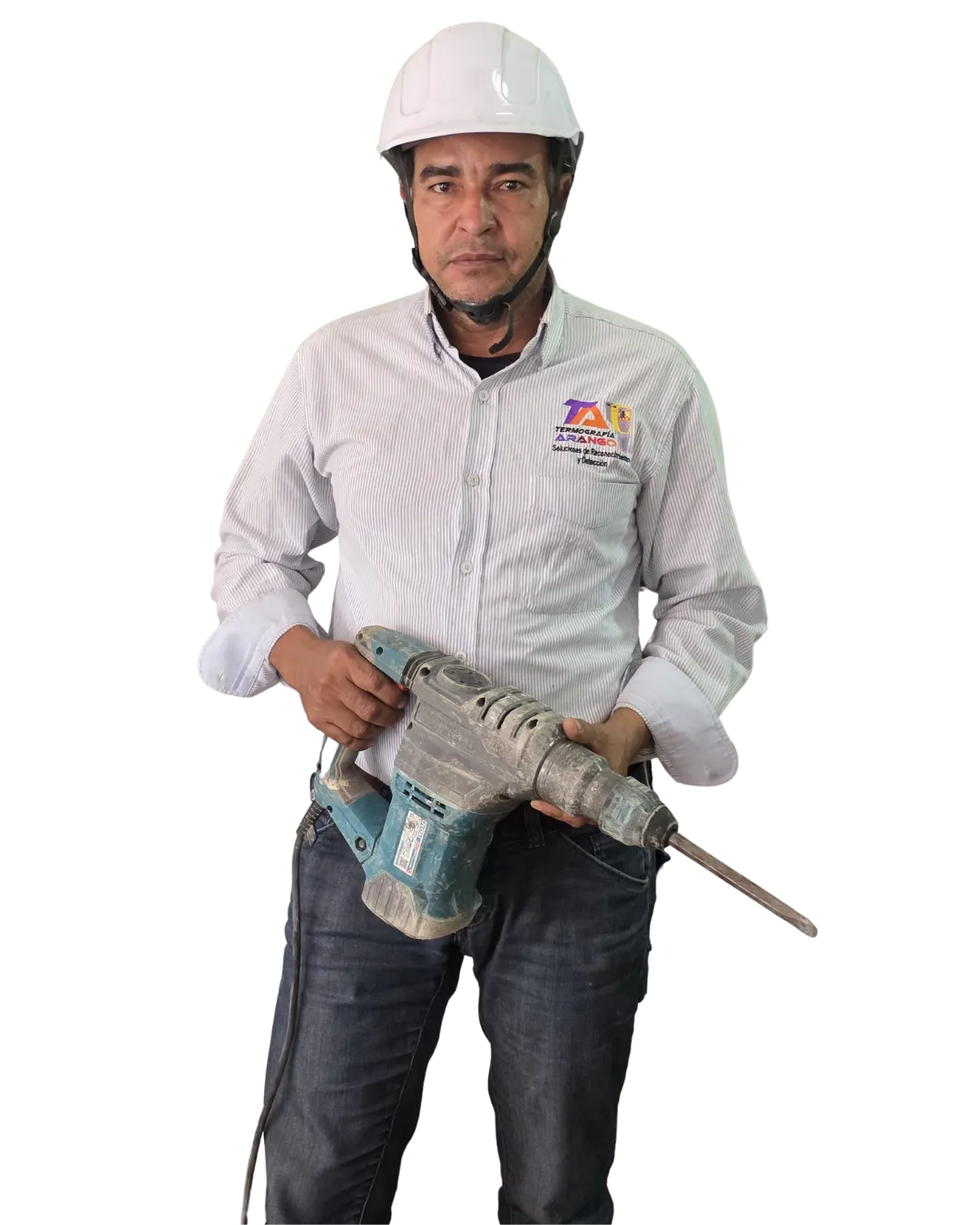 Especialista realizando reparación exacta